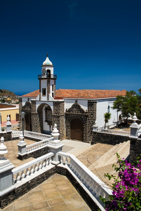 Church in Valverde on the Canary Island of El Hierro