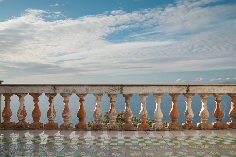 Le più belle ville di Capri: balcone Villa Lysis