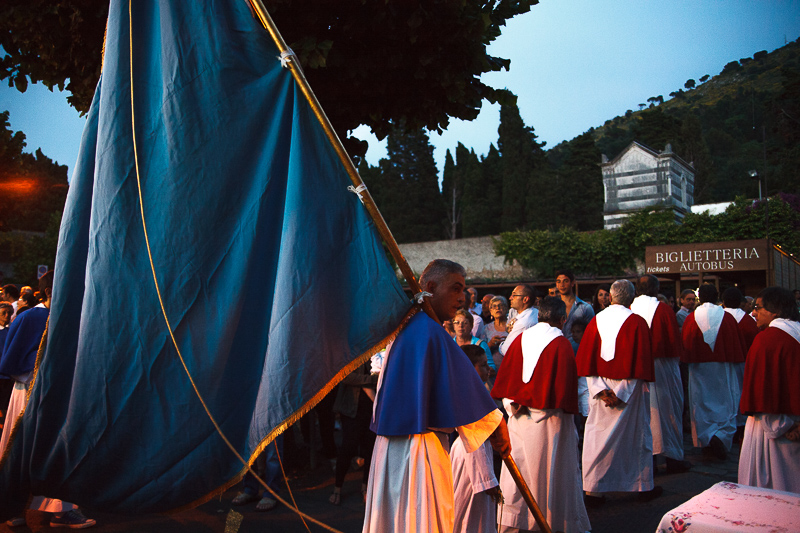 Momenti durante la processione di Sant'Antonio ad Anacapri