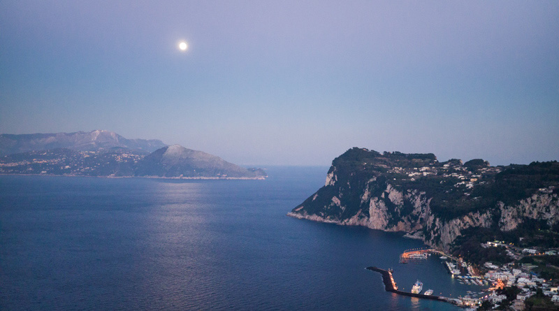 3 passeggiate a Capri al chiaro di luna