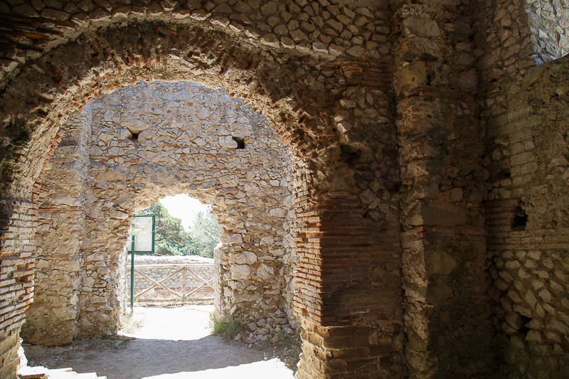 Villa Jovis a Capri galleria 