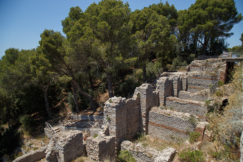 Villa Jovis a Capri e altri resti