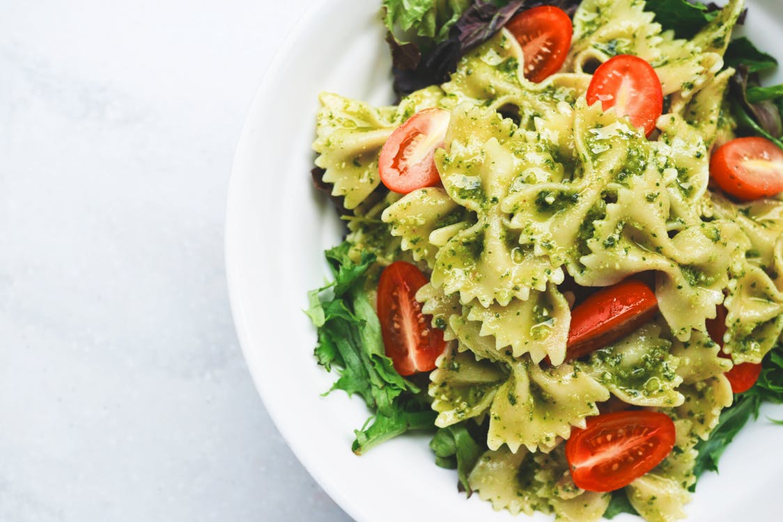 insalata di pasta al pesto