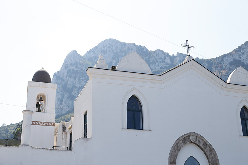 Facciata chiesa di San Costanzo a Capri
