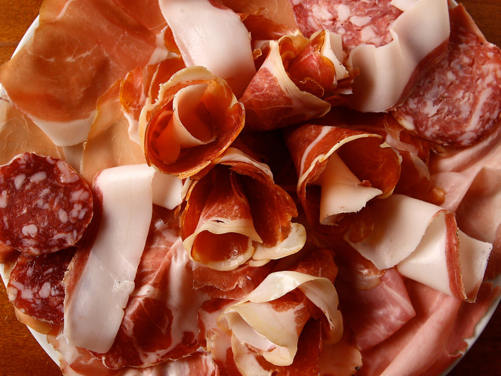 Tagliere Salumi in Umbria