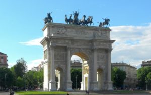 Milano in un giorno arco della pace