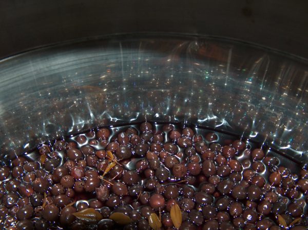 Liquore di mirto fatto in casa, macerazione