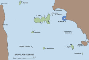 mappa isole toscane