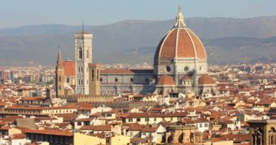 affascinante vista di firenze di giorno