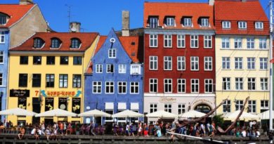 Copenaghen e le sue case dalle facciate colorate