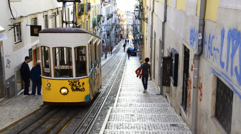 Tram 28 a Lisbona