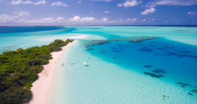 Spiaggia delle Maldive
