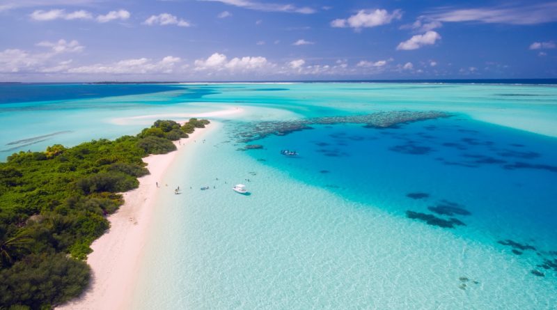 Spiaggia delle Maldive