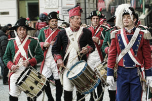 banda al carnevale di Ivrea