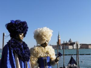 Maschere al carnevale di venezia