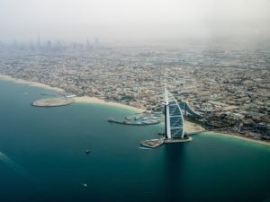 Vista di Dubai dall'alto