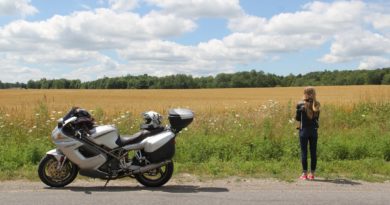 Viaggio in moto in montragna