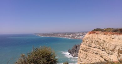 Paesaggio della costa di Algarve, regione del Portogallo
