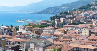 Panorama della costa ligure