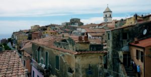 Panorama del comune di Capoliveri sull'isola d'Elba