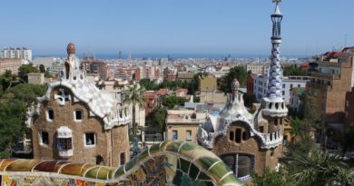 Panorama di Barcellona dall'alto
