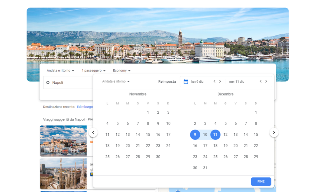 nuova piattaforma google travel