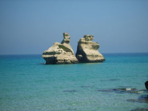 "le due sorelle" faraglioni di Torre dell'orso