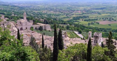 Vista d'Assisi dall'alto