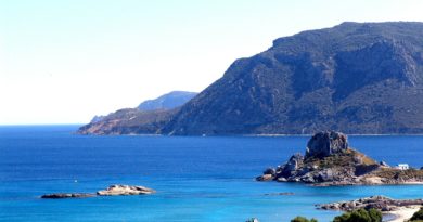 Coste dell'isola greca di Kos