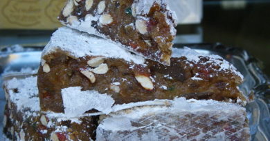 Panforte Sienese. Fonte wikipedia
