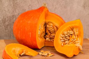 Zucca a giusta maturazione per preparare una torta