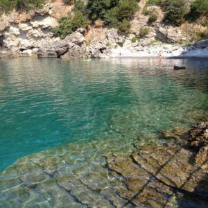 Mare limpido del Cilento nei pressi di Acciaroli