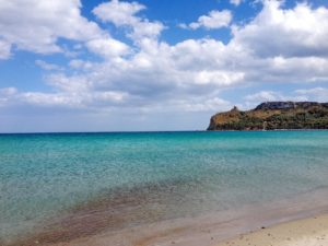 Spiaggia del Poetto a Cagliari 