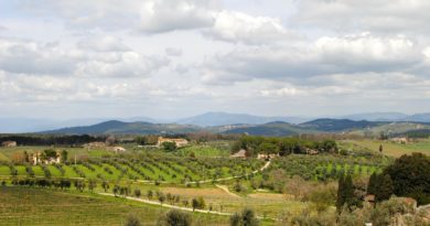 Paesaggio della collina del Chianti, Toscana