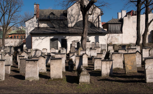 La Sinagoga Remuh nel quartiere Kazimierz a Cracovia