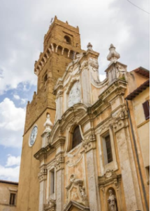 La cattedrale dei Santi Pietro e Paolo di Pitigliano in Toscana