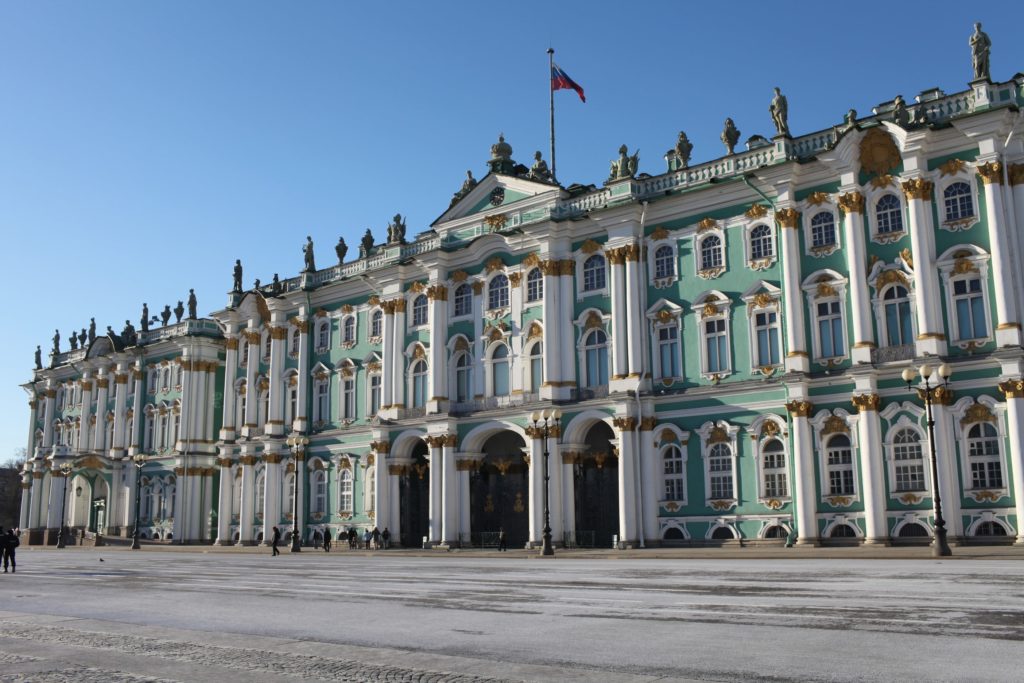Palazzo d'Inverno a San Pietroburgo in Russia