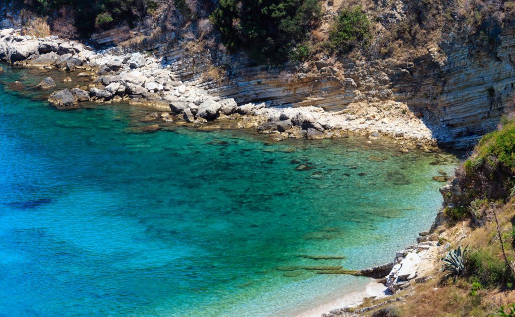 Spiaggia del Monastero in Saranda per vacanze in Albania