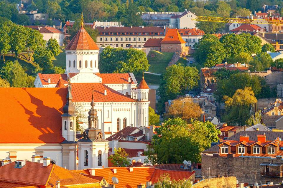 città vecchia di Vilnius